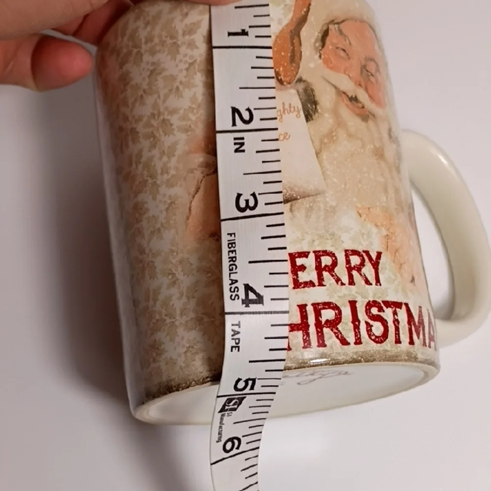 Primitives By Kathy Village‎ Merry Christmas Santa Mug